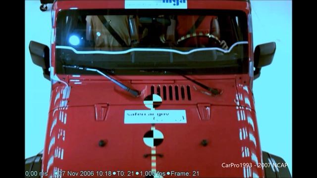2007-2016 Jeep Wrangler Unlimited (JK) NHTSA Frontal Impact смотреть онлайн