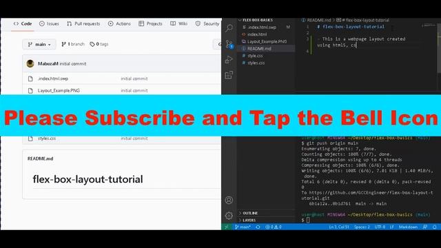 How to push your code into your GitHub Repository in Command Line смотреть онлайн