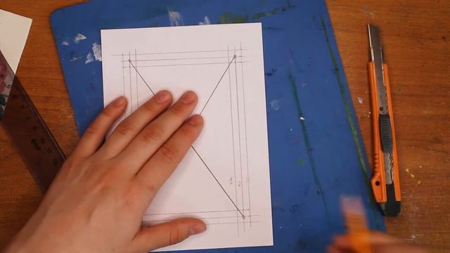 Как оформить фотографию в любую раму! Делаем паспарту. Мой способ ? смотреть онлайн