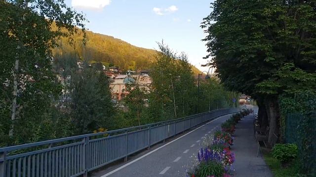 Through St.Ulrich, Ortisei, South Tyrol, Northern Italy смотреть онлайн