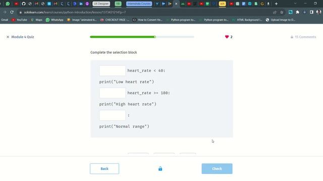 50 Module 4 Quiz | Introduction to Python | Sololearn смотреть онлайн