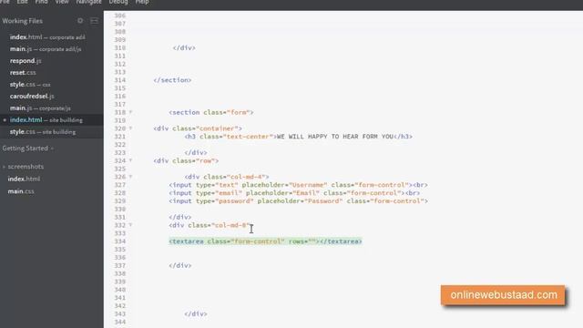 #7 form Building using Html 5 Css3 & Bootstrap смотреть онлайн