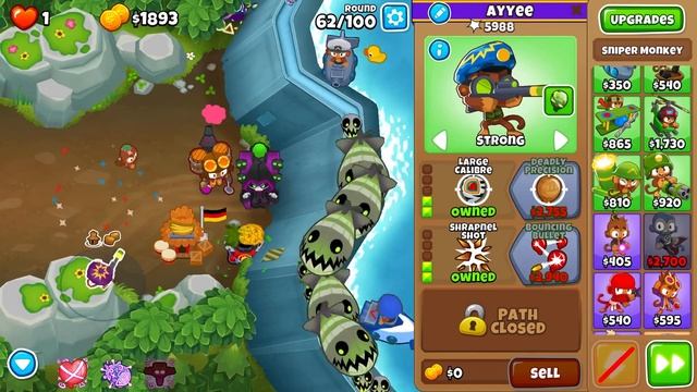 Flooded Valley Chimps with Moab Domination! - Bloons TD 6 смотреть онлайн