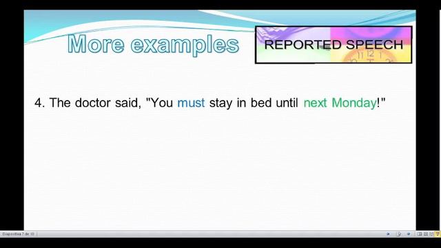 Reported Speech: Statements - Use and examples смотреть онлайн