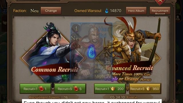 How to cheat warsoul and rare hero in Three Kingdoms: Overlord смотреть онлайн