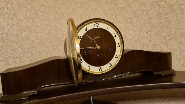 Часы Zentra каминные с четвертным боем,производство Германии. смотреть онлайн