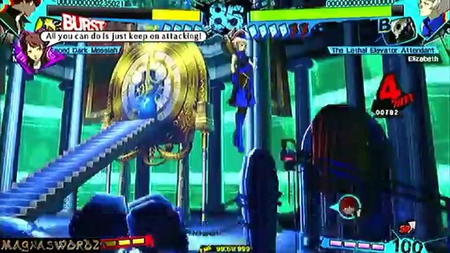 Persona 4 Arena Ultimax Sho "Minazuki" vs Score attack Elizabeth смотреть онлайн
