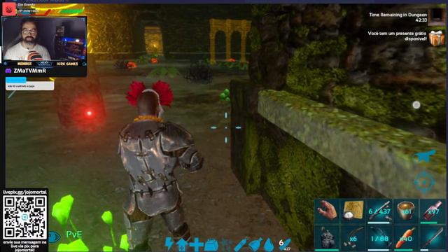 Galera toda pra dentro da MASMORRA quem vai passar? #24 | ARK MOBILE смотреть онлайн