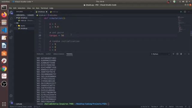 Simple PID Rocket Thrust Control System | Python | PyGame смотреть онлайн