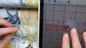 Вышивка парковкой. Живой процесс с пояснениями