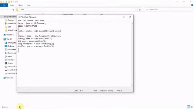 Scanner Class in Java смотреть онлайн