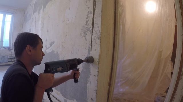 Учусь штробить | Квартирный ремонт | Серия 8 | Чайник на воле смотреть онлайн
