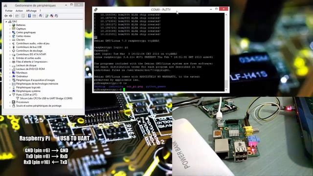 Serial Connection - Raspberry Pi to computer with UART Module смотреть онлайн