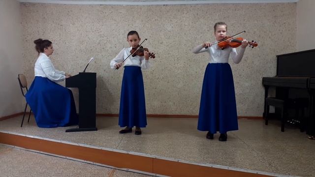 Дуэт скрипачей: Кравец Мария 11 лет, Артюх Таисия 10лет смотреть онлайн