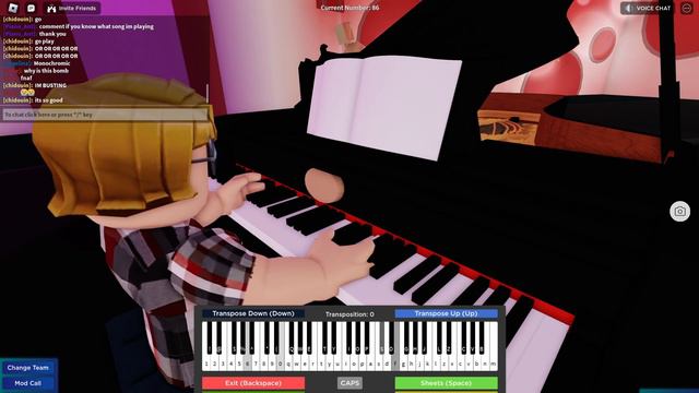 I played the FNAF THEME SONG on PIANO - ROBLOX GOT TALENT смотреть онлайн