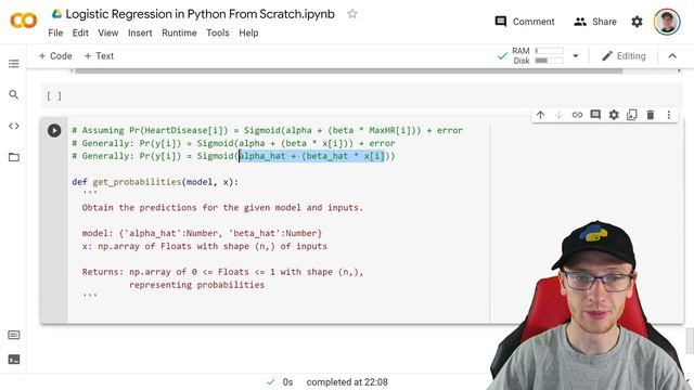 How to Implement Logistic Regression in Python From Scratch смотреть онлайн