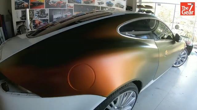 Car wrap. Jaguar xkr wrap orange to rising sun colour flow. The7thgear complete wrap solution. смотреть онлайн