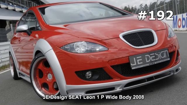 #192. JE Design SEAT Leon 1 P Wide Body 2008 (Концепт и тюнинг) смотреть онлайн