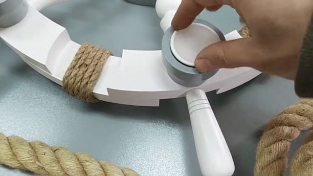 Люстра штурвал на 6 светодиодных ламп / Ship wheel Led ceiling fixture смотреть онлайн