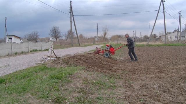 Мотоблок Форте. Выровнял дорогу. смотреть онлайн