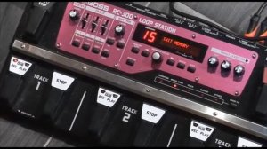 Boss RC 300. Лупер для гитары. Настраиваем дорожку.