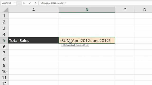 Using 3D References in Excel Functions смотреть онлайн