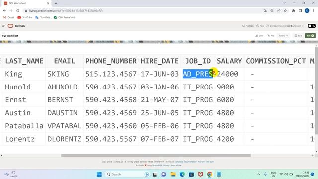 Oracle SQL Dərs 5 - Where statement in, between 2 смотреть онлайн