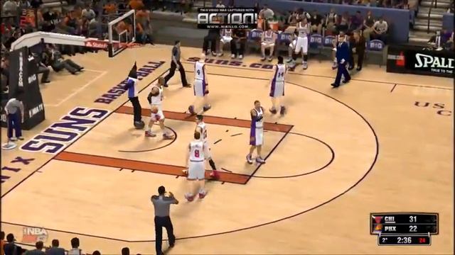 chicago bulls vs phoenix suns nba 2k13 pc 2 parte смотреть онлайн