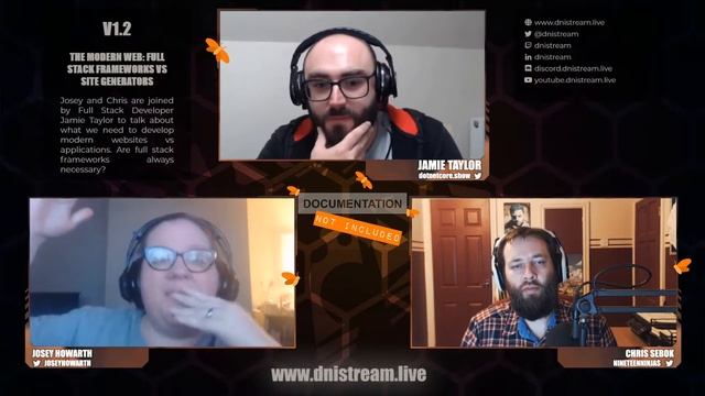 Documentation Not Included: Episode v1.2 - The Modern Web: Full Stack Frameworks vs Site Generators смотреть онлайн