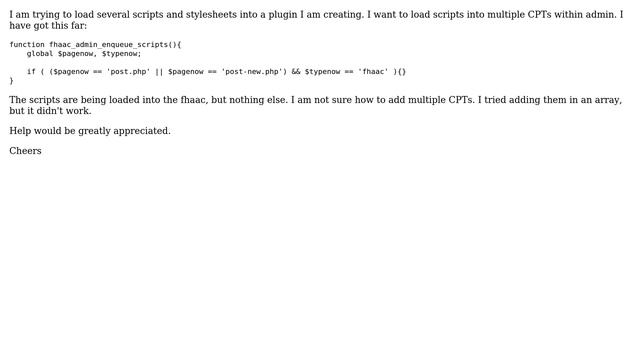 Wordpress: Enqueueing scripts and styles multiple CPTS (2 Solutions!!) смотреть онлайн