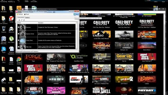 Как взломать все достижения в Steam смотреть онлайн