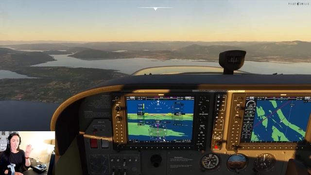 REAL PILOT Teaches Microsoft Flight Simulator 2020 G1000 Autopilot & ILS Tutorial | Full IFR Flight смотреть онлайн