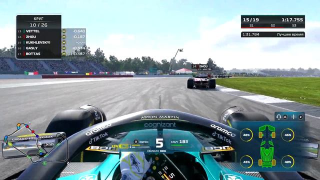 ТОЛЬКО КАЧЕСТВЕННАЯ БОРЬБА - Карьера F1 22 #10 смотреть онлайн