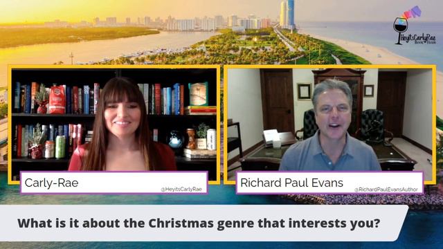 HeyitsCarlyRae Book Hour featuring New York Times Bestselling Author Richard Paul Evans смотреть онлайн