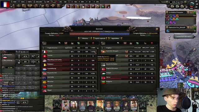 JOUER LA FRANCE DURANT LA WW1 !!! PARTIE HOI4 FR: MOD THE GREAT WAR !! GAMEPLAY FUN HEARTS OF IRON смотреть онлайн