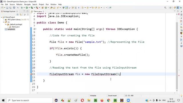 Java - Part 262 - FileInputStream and FileOutputStream смотреть онлайн