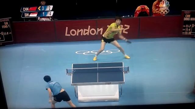 Longest Ping Pong Volley Ever! London '12 Olympics смотреть онлайн