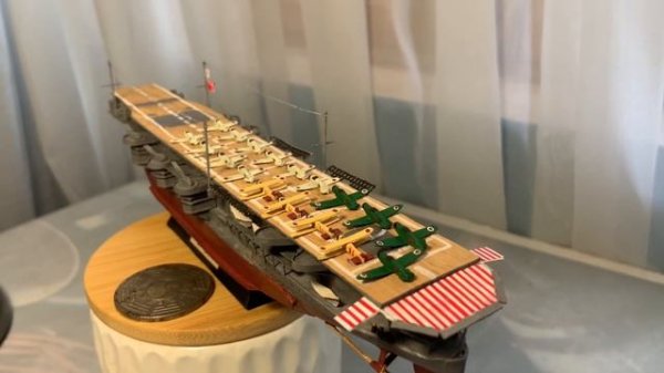 IJN Ryujo aircraft carrier paper model DIY. Модель японского авианосца из бумаги