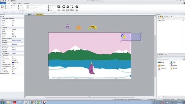 Уроки Construct2. Поймай предмет смотреть онлайн