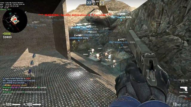 CS:GO ZOMBIE ESCAPE MOD MAP ze_blackmesa_remix_p2 смотреть онлайн