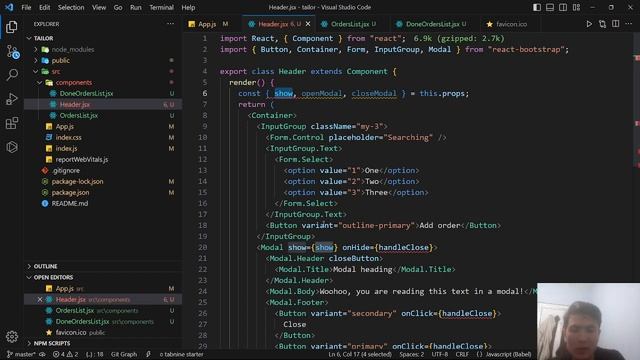 CRUD APP | PART 1 | CLASS COMPONENT | REACT JS PROJECTS | UZBEK TILIDA | ABDULAZIZ PROGRAMMER смотреть онлайн