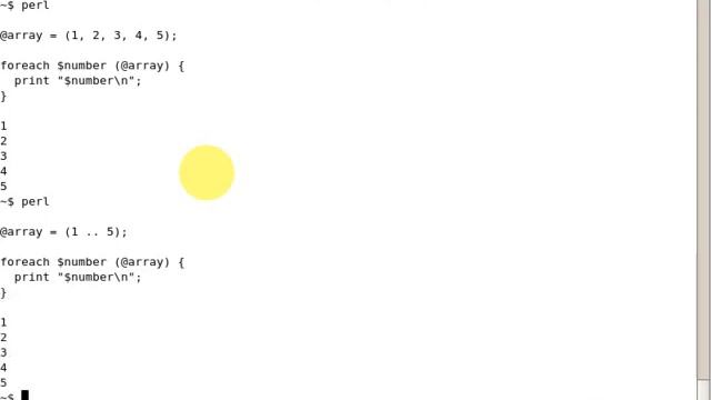 Introduction to Perl: Arrays and Loops смотреть онлайн