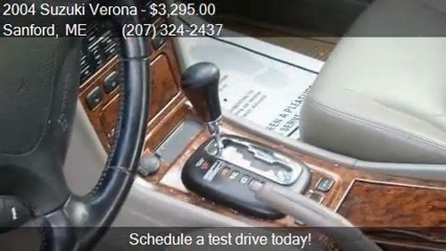 2004 Suzuki Verona EX 4dr Sedan for sale in Sanford, ME 0407 смотреть онлайн