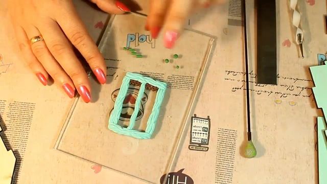 DIY: Делаем чайный домик /Полимерная глина / Мастер класс / Decoupage and polymer clay tutorial смотреть онлайн