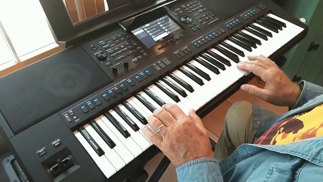 "When a Man loves a Woman," Yamaha PSR SX900 смотреть онлайн