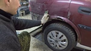 ОПЕЛЬ ВЕКТРА Б замена арки  (часть 5)