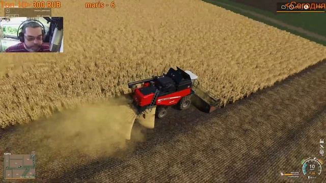 Farming Simulator 19, прохождение на русском, Фельсбрунн, #68 Стрим "К уборке готовы!" смотреть онлайн