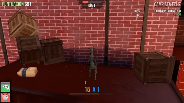 LA CABRA CONTROLA LAS MENTES DE LOS ZOMBIES | GOAT SIMULATOR смотреть онлайн