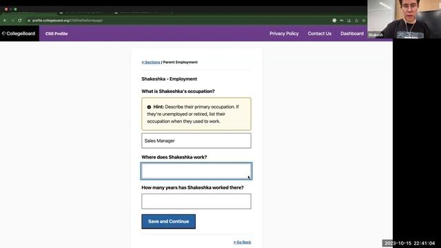 Как заполнить CSS Profile? смотреть онлайн
