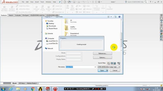 HOW TO OPEN STEP FILE IN SOLIDWORKS смотреть онлайн